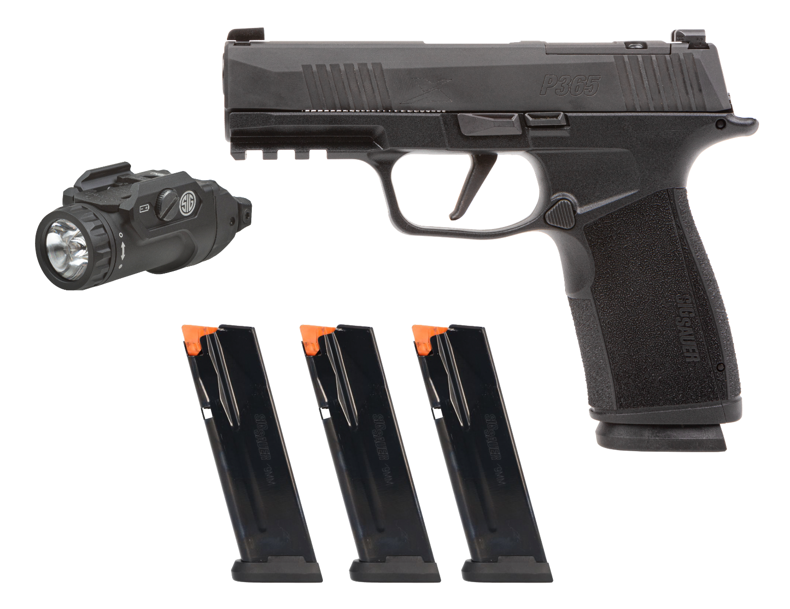 Sig P365 X Macro TacPac  9mm 3.7"17rds, Black - 365XCA-9-BXR3-TACPAC - Sig Sauer
