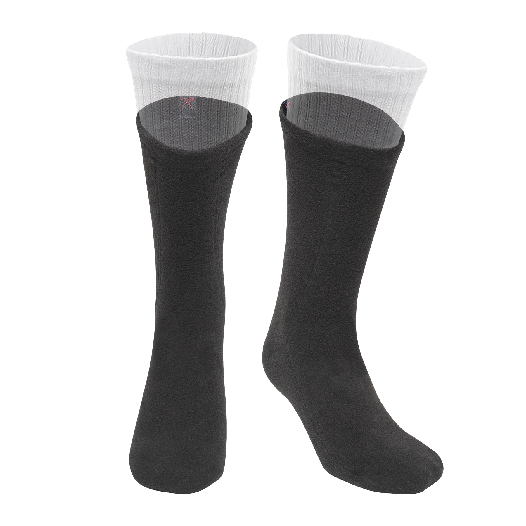 Rothco Rothco Polar Fleece Boot Liners - Black, Large