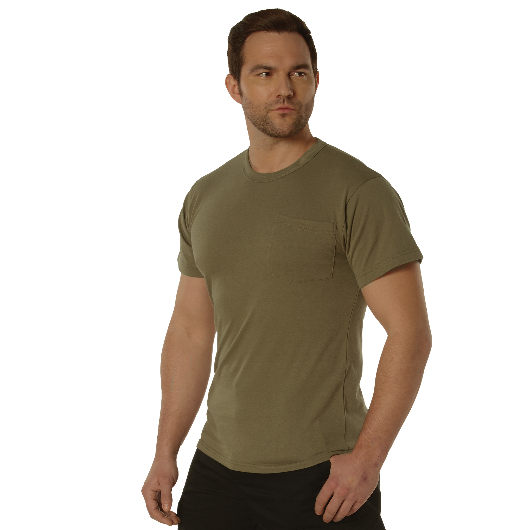 Rothco Rothco Pocket T-Shirt - Ar 670-1 Coyote Brown, Large