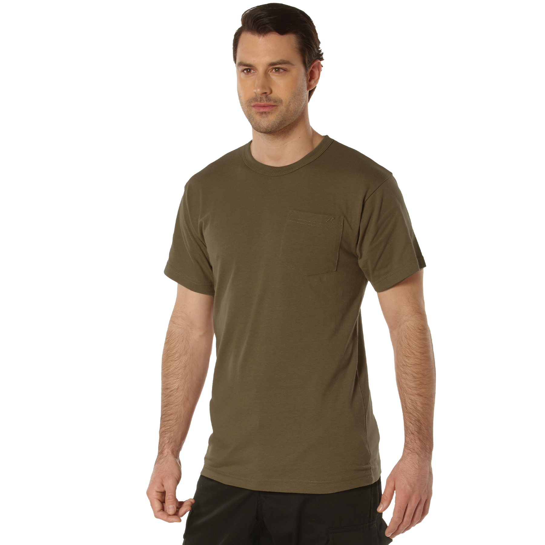 Rothco Rothco Pocket T-Shirt - Brown, Small
