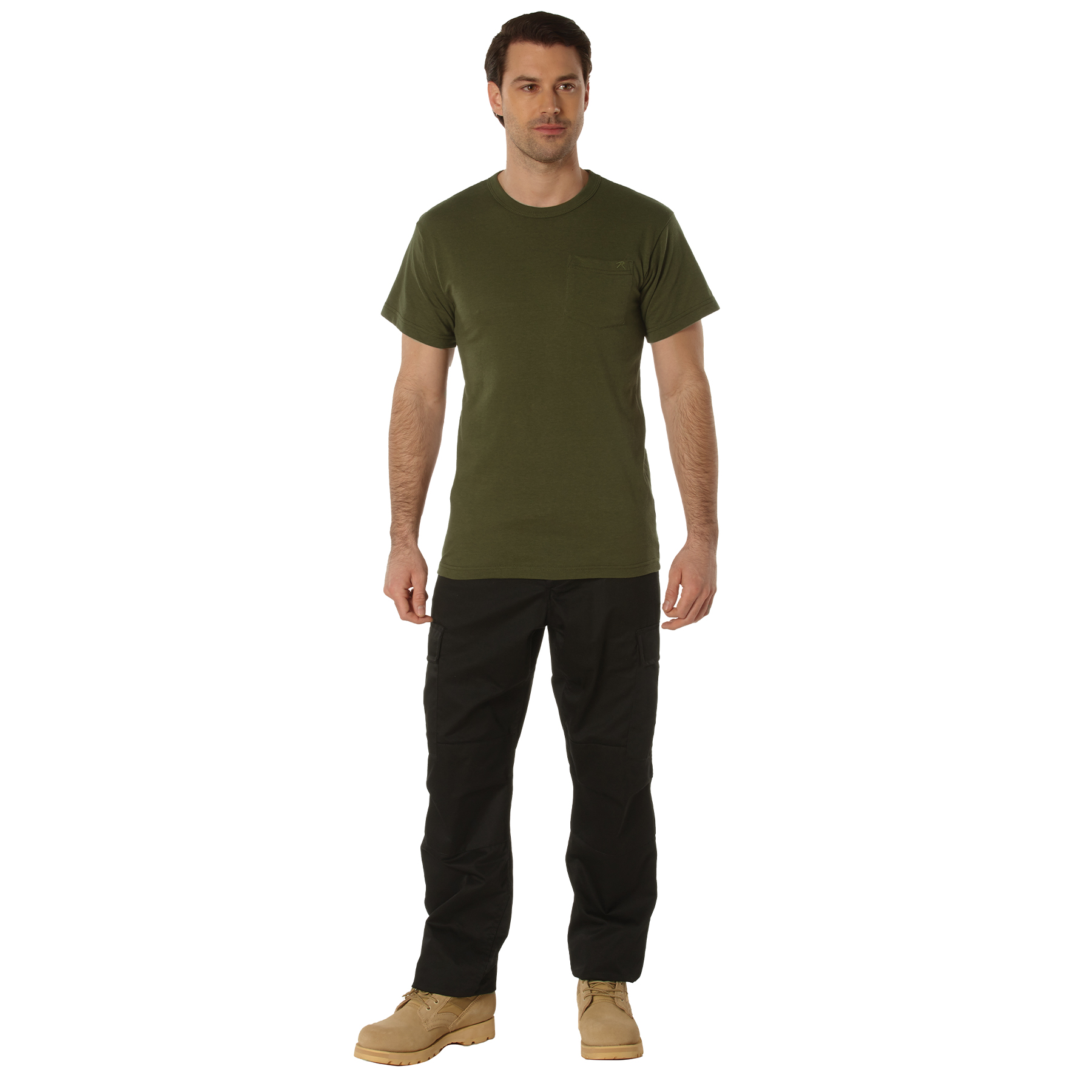 Rothco Rothco Pocket T-Shirt - Olive Drab, Small