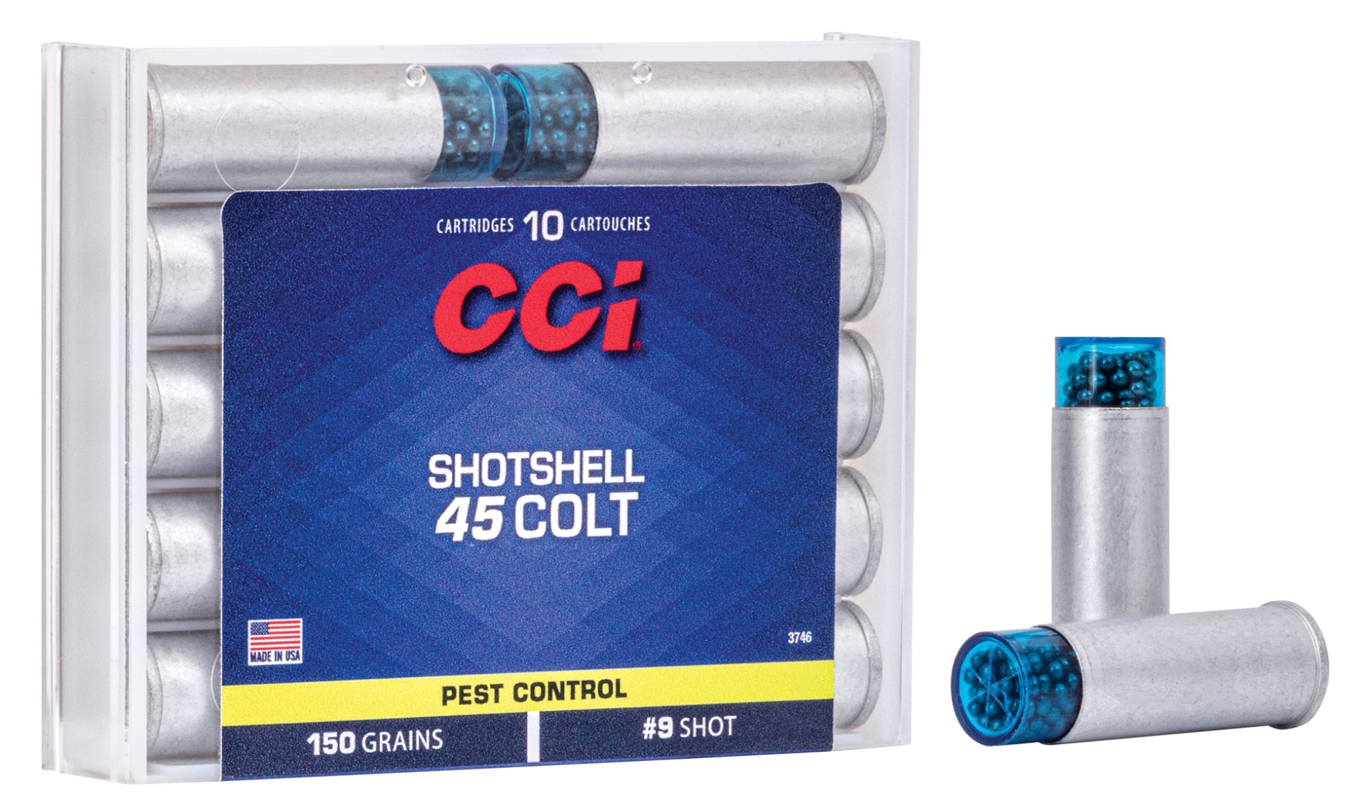 CCI 45 Colt Shotshell Ammunition 10rds - 3746 - Cci