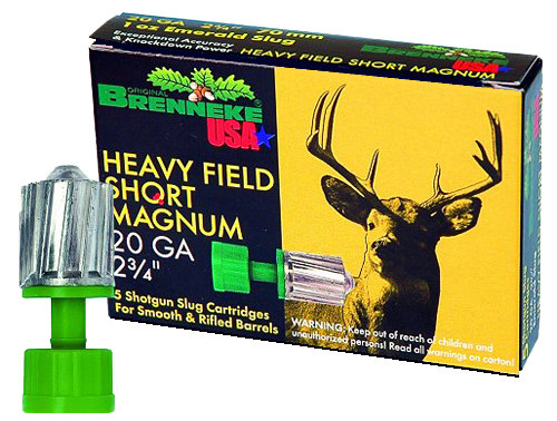 Brenneke USA KO 20 Gauge 2.75" Shotgun Slug, 5/box - SL-202KO - Brenneke Usa
