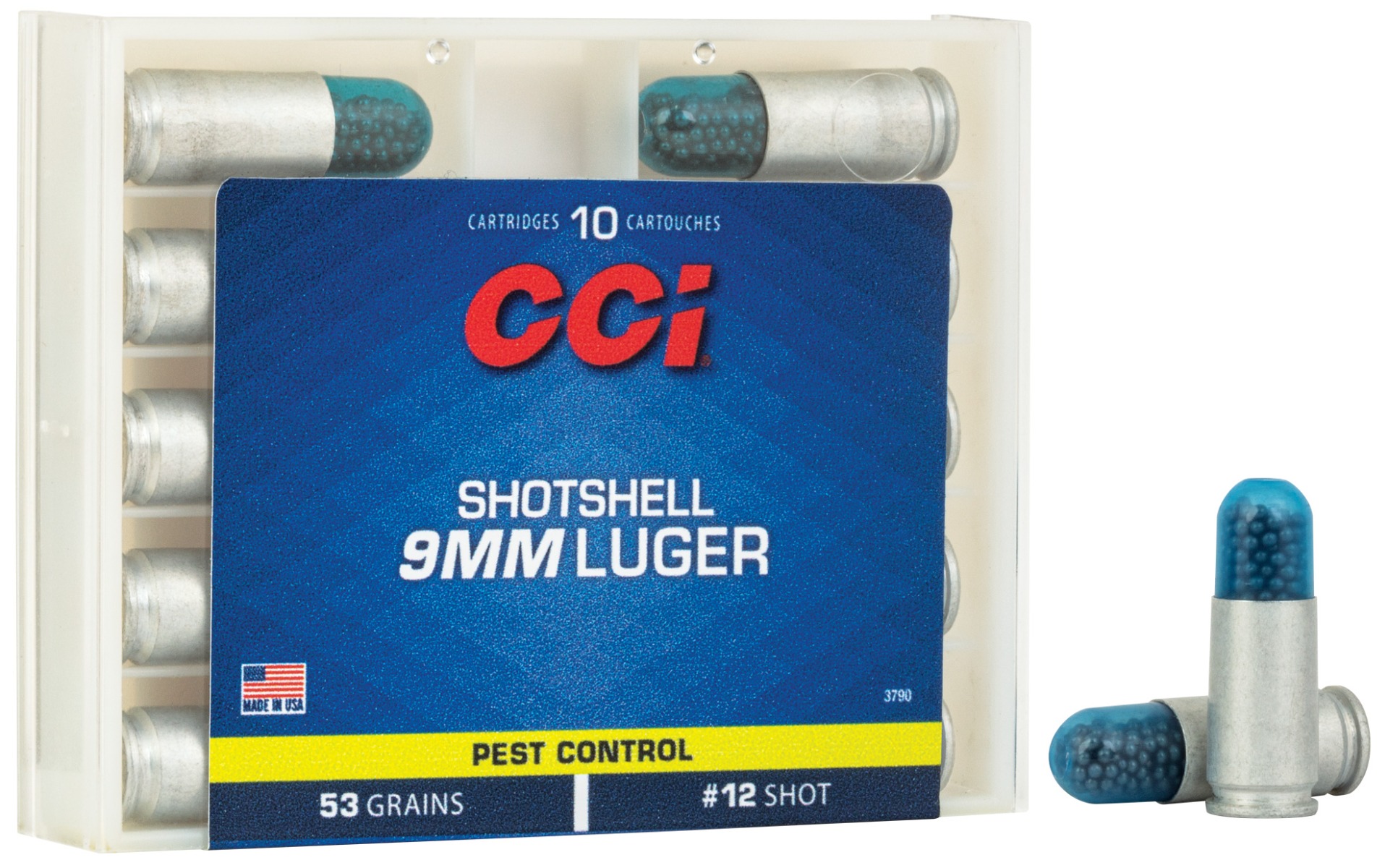 CCI 9mm Shotshell Ammunition 10rds- - -3790 - Cci
