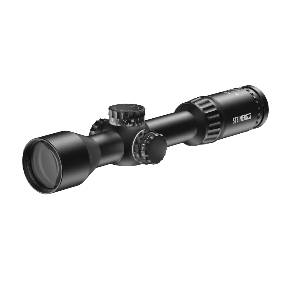 Steiner H6Xi Rifle Scope 2-12x42mm - Flexible Scope with Adjustable Magnification for Tactical Use - 8780 - Steiner
