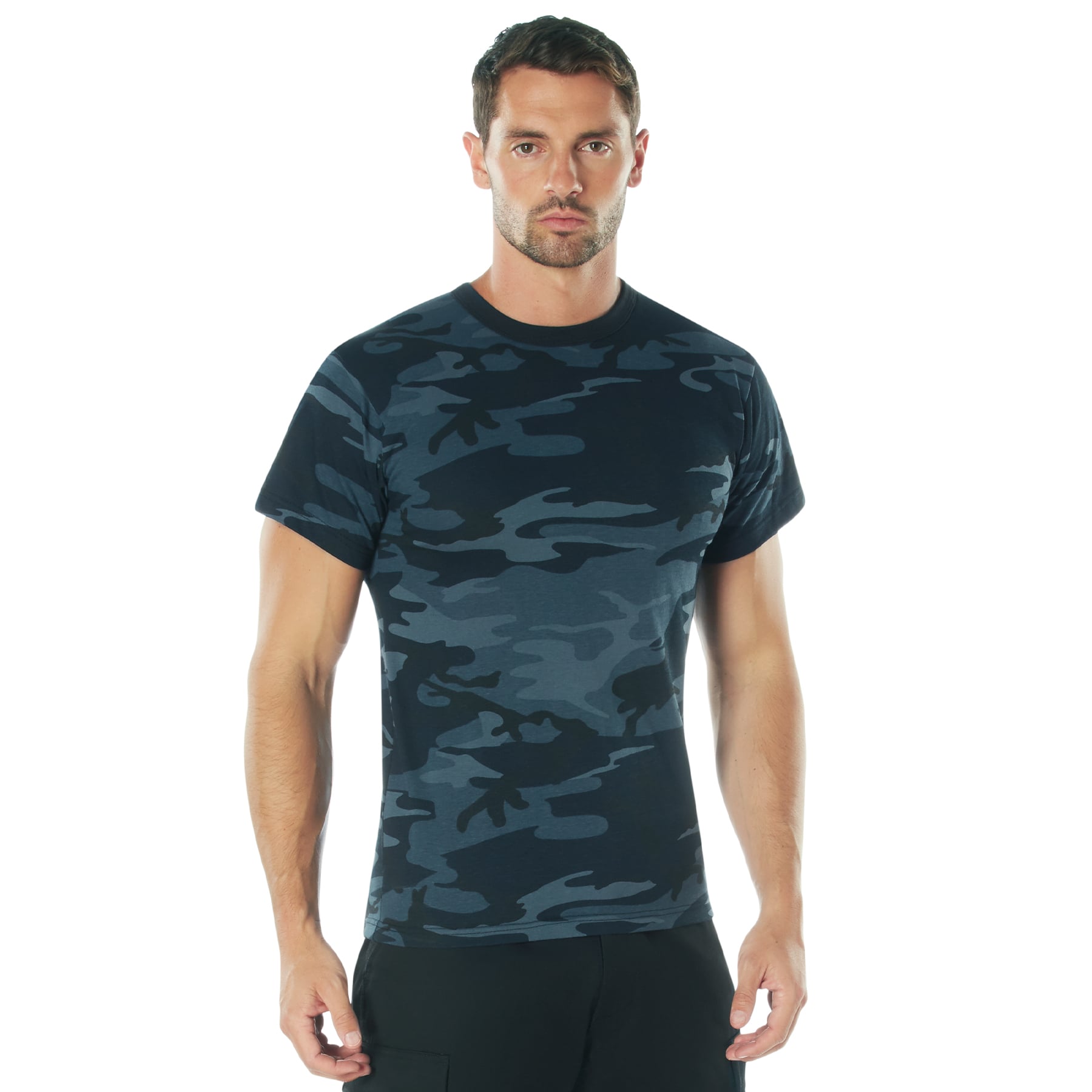 Rothco Camo T-Shirt - Midnight Blue Camo, 3X-Large