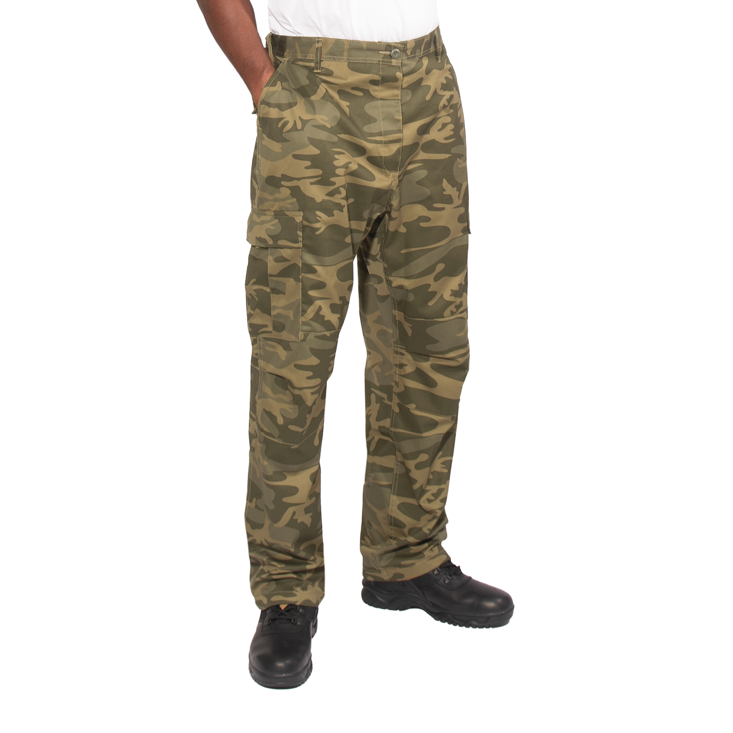 Rothco Rothco Color Camo Tactical Bdu Pants - Coyote Camo, X-Large