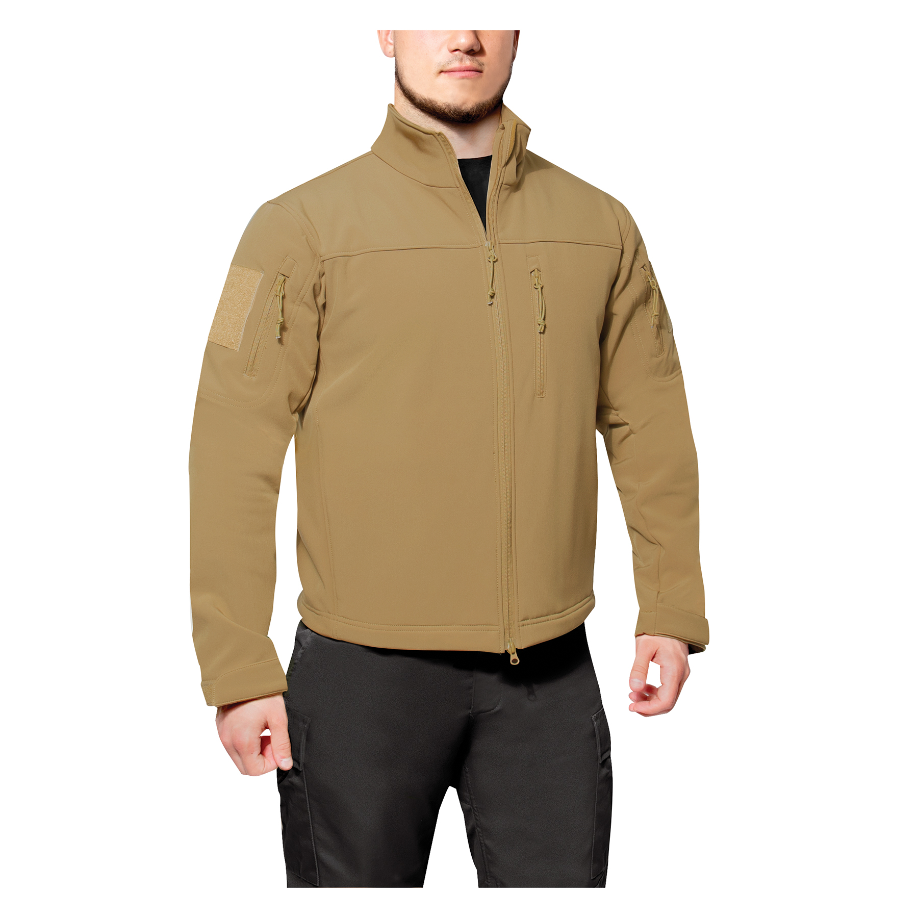 Rothco Rothco Stealth Ops Soft Shell Tactical Jacket - Coyote Brown, Small