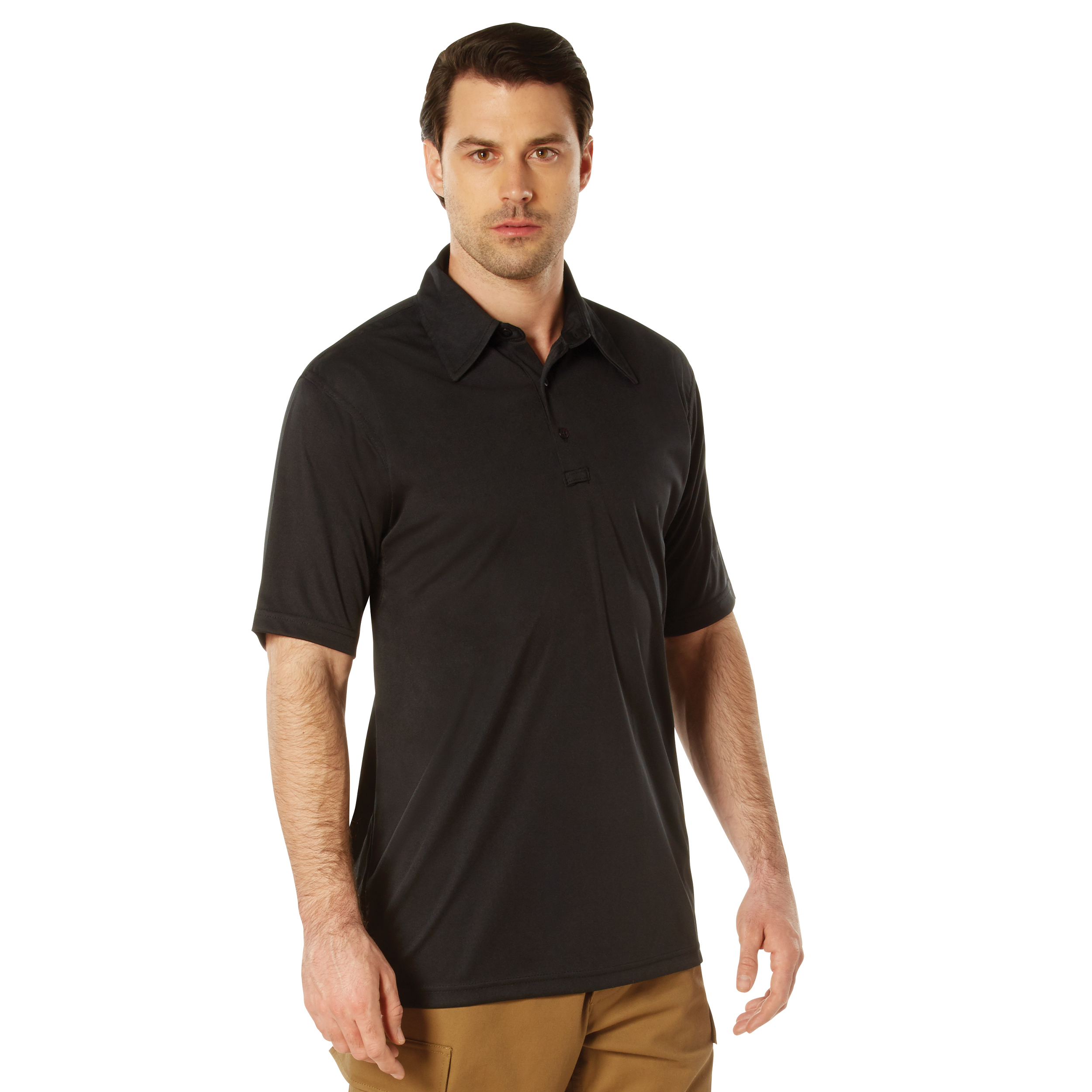 Rothco Rothco Tactical Performance Polo Shirt - Black, Medium