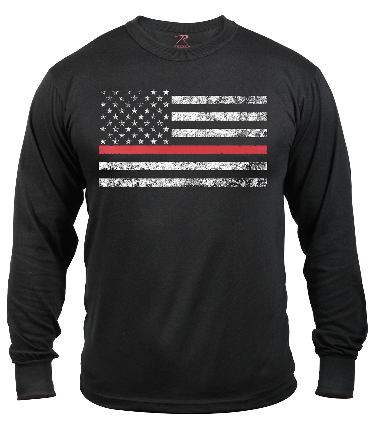 Rothco Rothco Thin Red Line Long Sleeve T-Shirt - 2X-Large