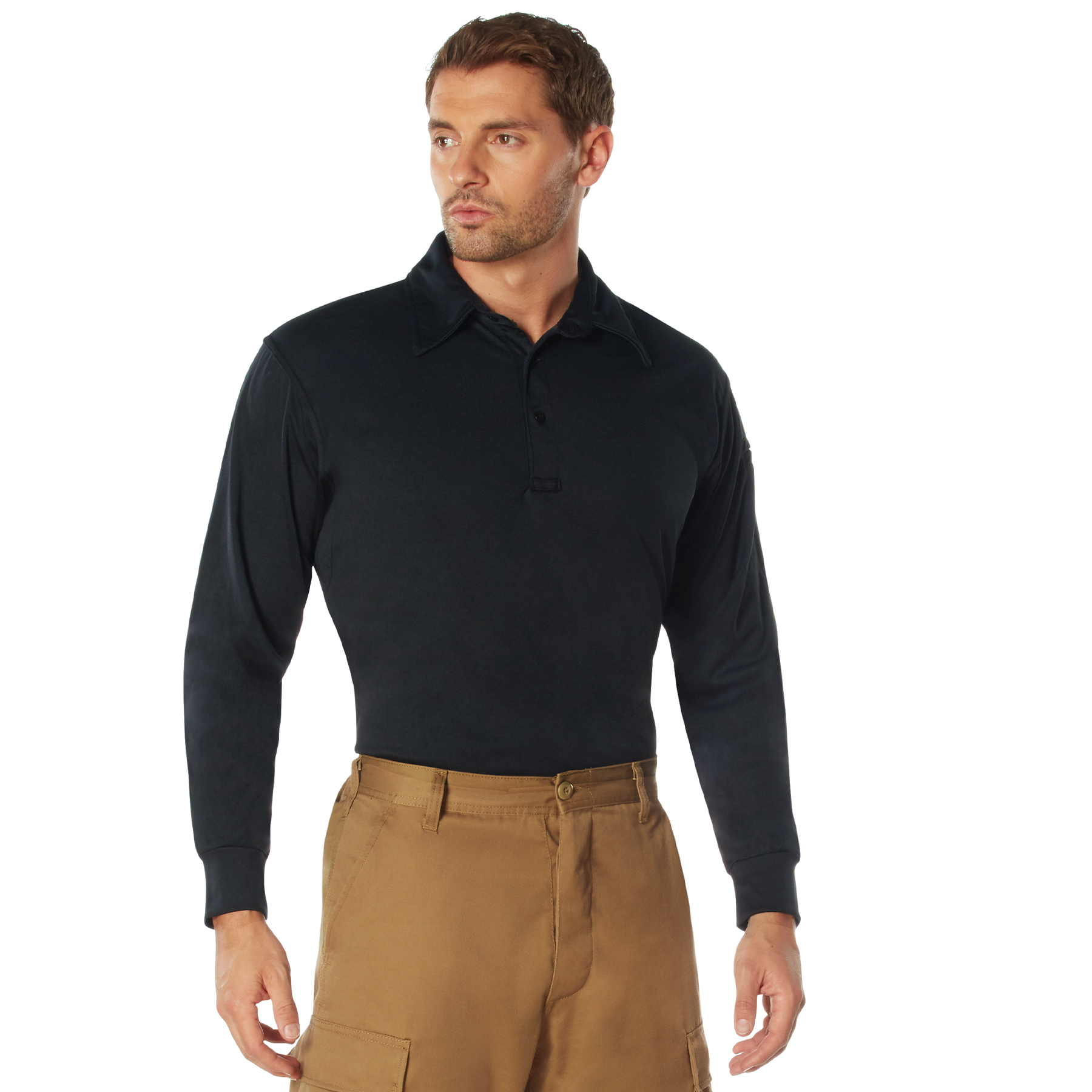Rothco Rothco Long Sleeve Tactical Performance Polo - Medium
