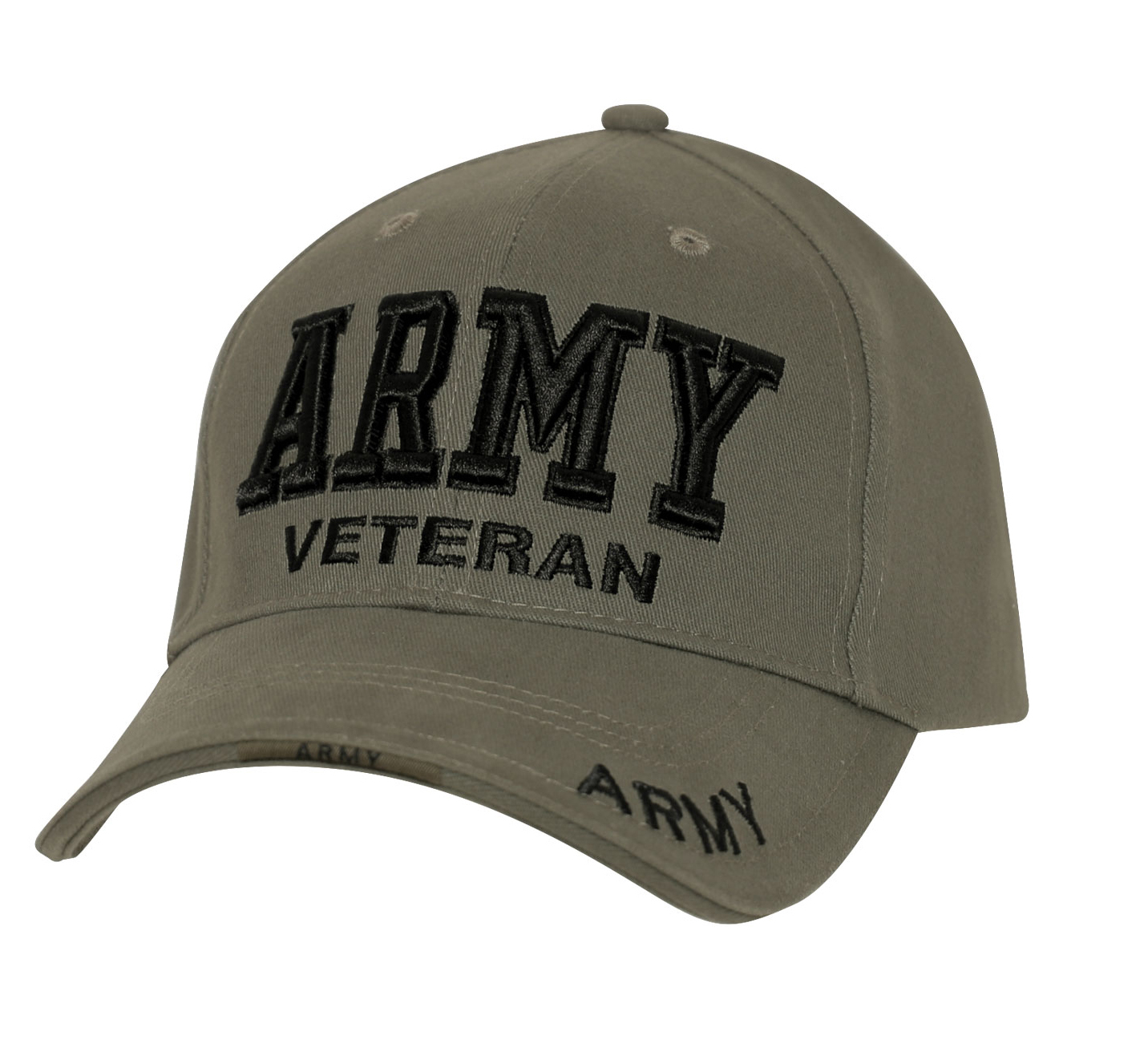 Rothco Rothco Deluxe Low Profile Army Veteran Cap - Olive Drab