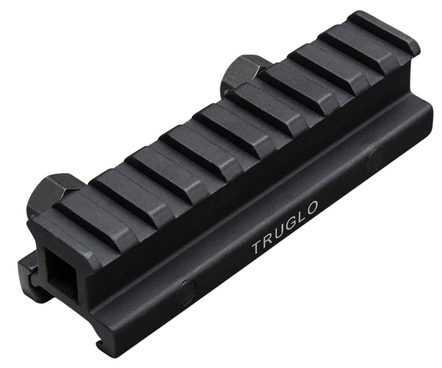 TruGlo AR .75" Picatinny Riser Mount, Black Hardcoat Anodized - TG8980B - Truglo