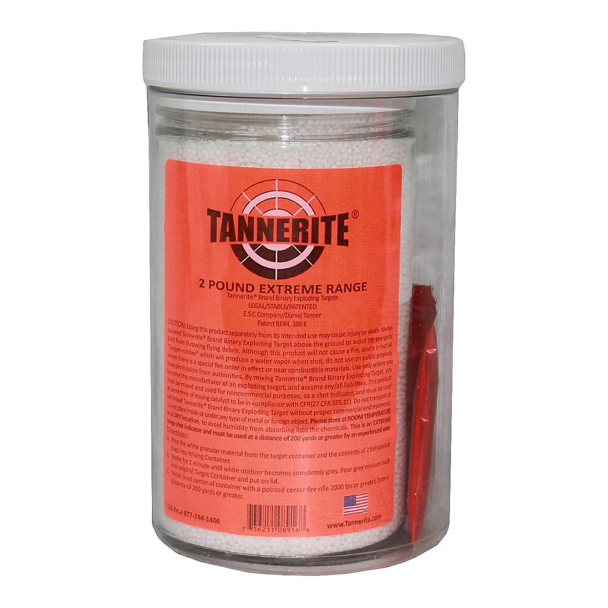Tannerite Single 2lb Exploding Target 2ET - Tannerite