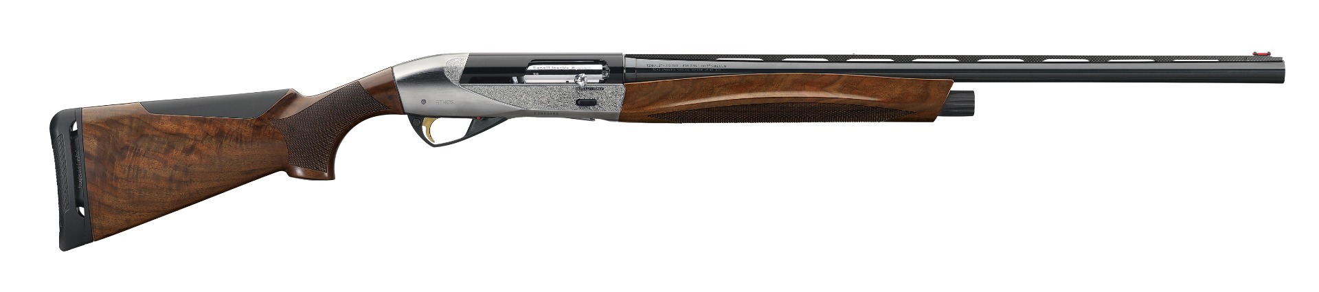Benelli Ethos 12 Gauge 28" 4rd Semi Auto Shotgun, Nickel Engraved - 10462