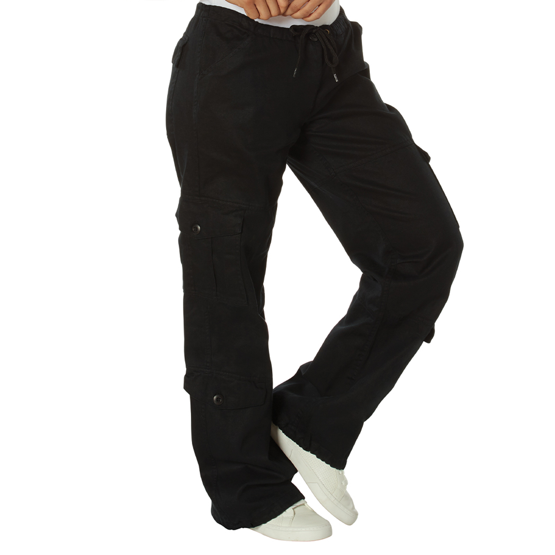 Rothco Rothco Womens Vintage Paratrooper Fatigue Pants - Black, Large