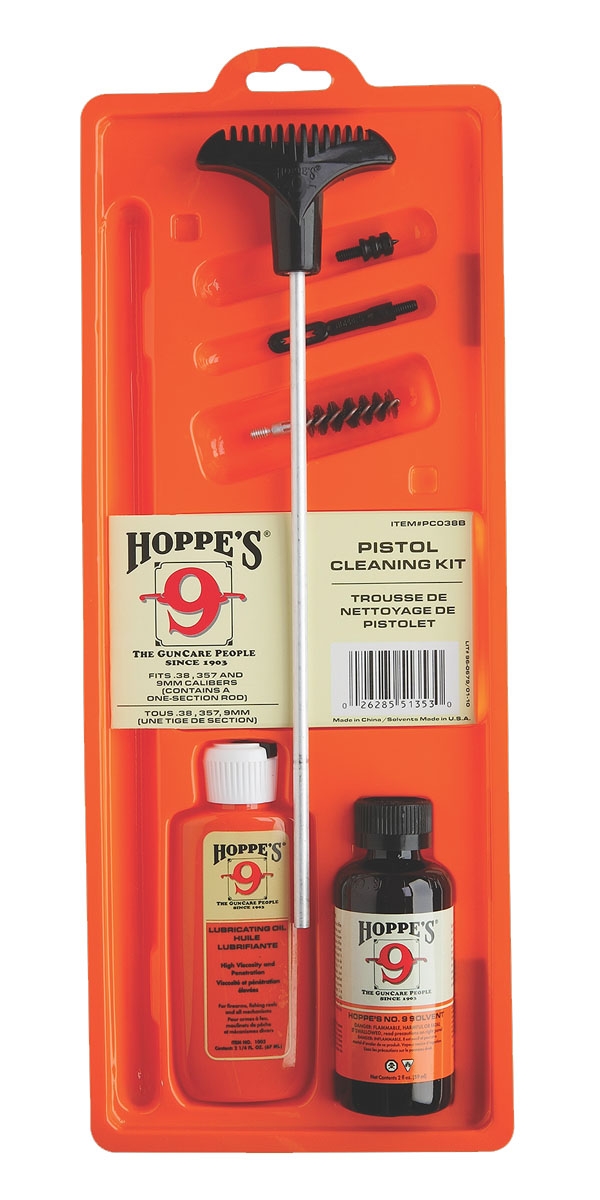 Hoppe's Cleaning Kit .40, 10mm Caliber Pistol - PCO40B - Hoppe's