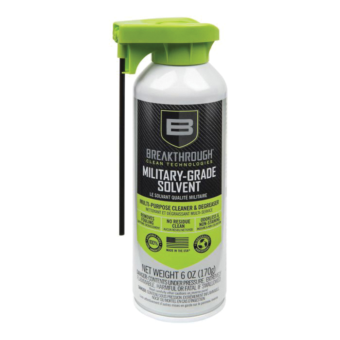 Breakthrough Clean Military-Grade Solvent 6 oz Aerosol, Clear - Breakthrough Clean
