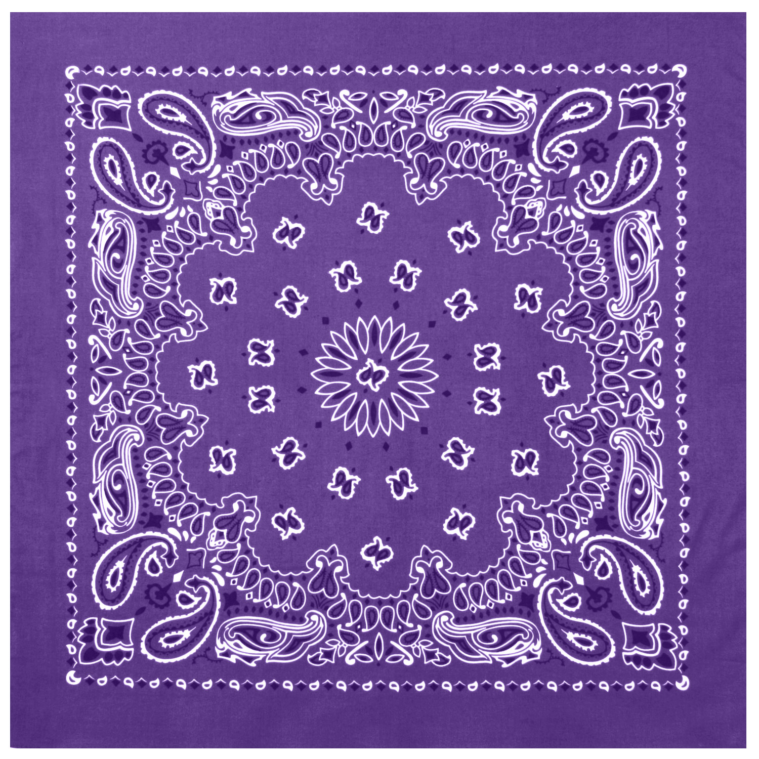 Rothco Rothco Trainmen Paisley Bandana - 22 X 22, Purple