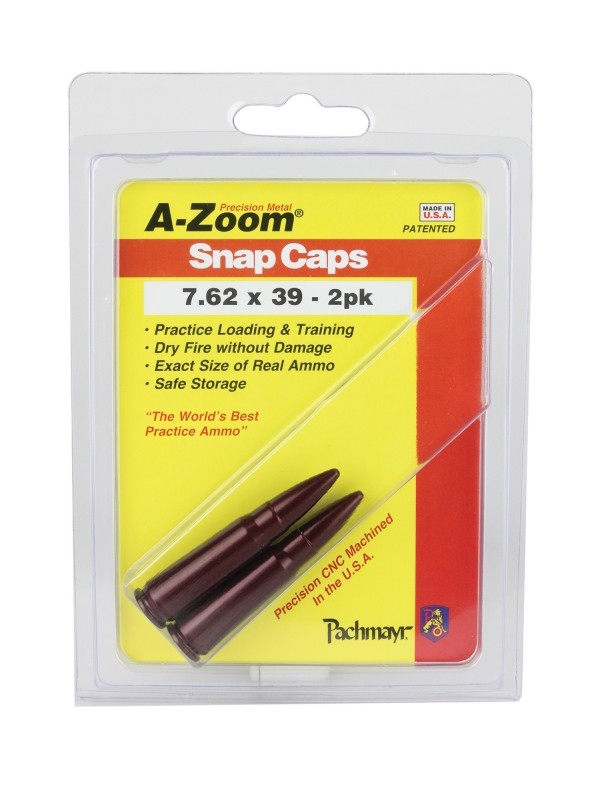 7.62 x 39mm Snap Caps, 2 Pack - A-Zoom