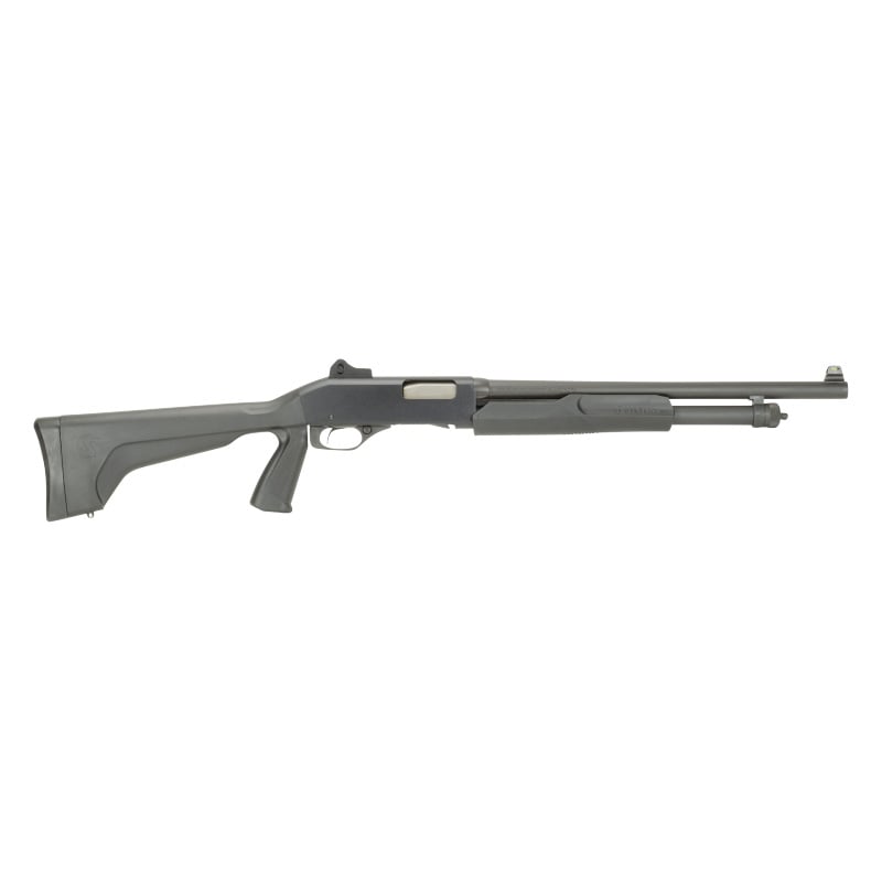 Stevens 320 Security Pump - 12 GA, 18.5" Barrel, Ghost Ring Sight, Pistol Grip - Savage Arms