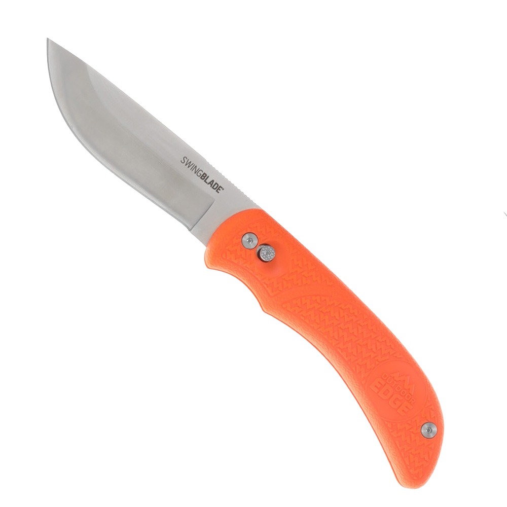 Outdoor Edge Knives Outdoor Edge SwingBlaze Flipping Skinning Knife & Gutting Blade, Blaze-Orange - SZ-20NC