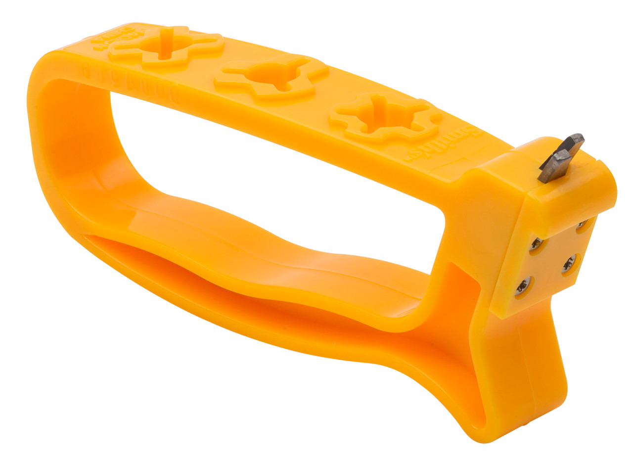 Smith's Broadhead Sharpener w/ Wrench, Yellow - BHS - Smith's