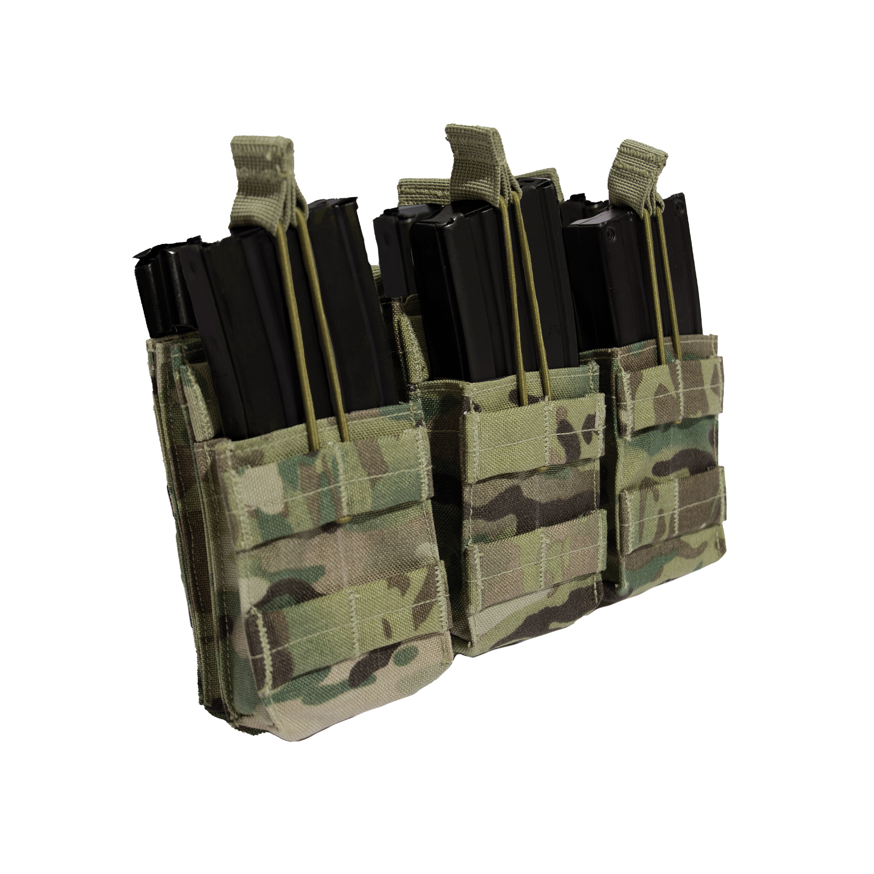 Rothco Rothco Molle Open Top Six Rifle Mag Pouch - Multicam