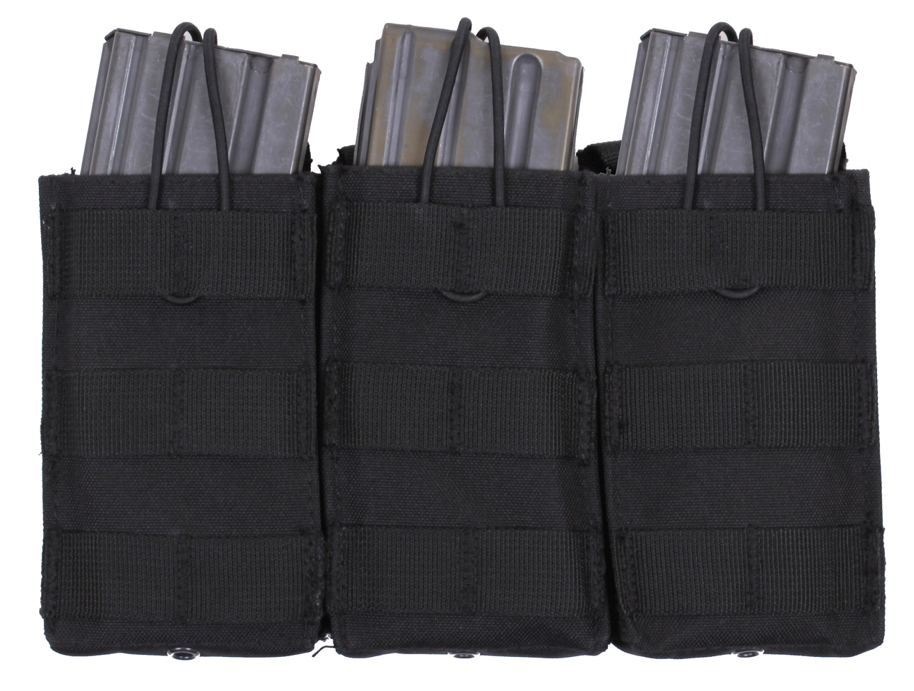 Rothco Rothco Molle Triple Mag Pouch - Black