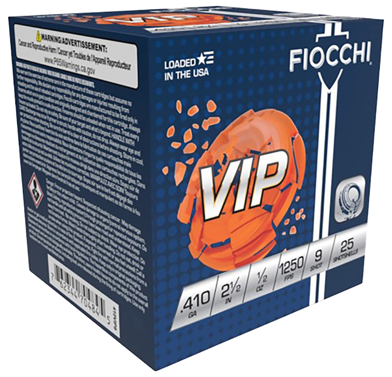 Fiocchi 410ga 2.5in .5oz #9 Exacta Shotshell Ammunition 25rds - 410VIP9 - Fiocchi