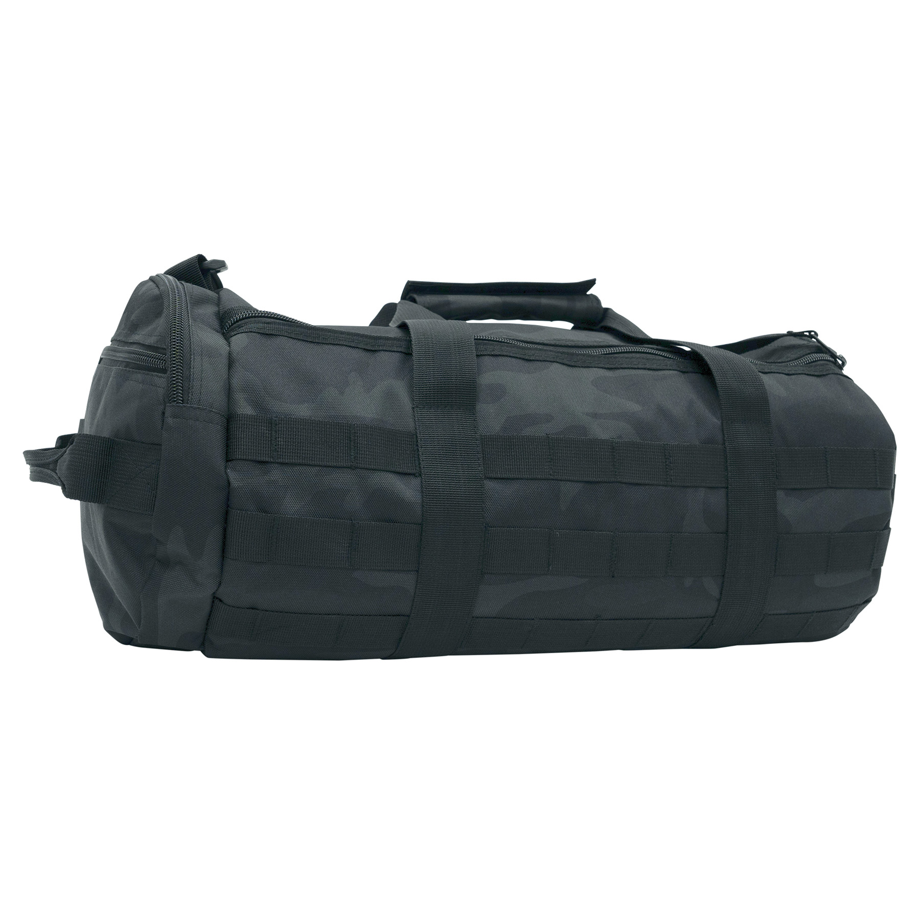 Rothco Tactical Traveler Duffle Bag - Midnight Black Camo, 24 In