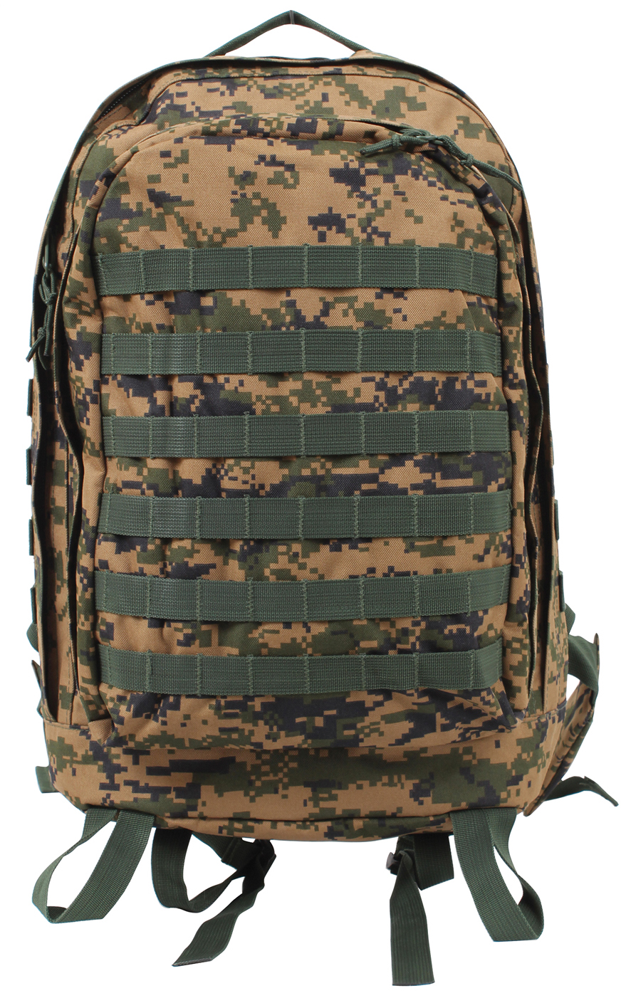 Rothco Rothco Molle Ii 3-Day Assault Pack - Woodland Digital Camo
