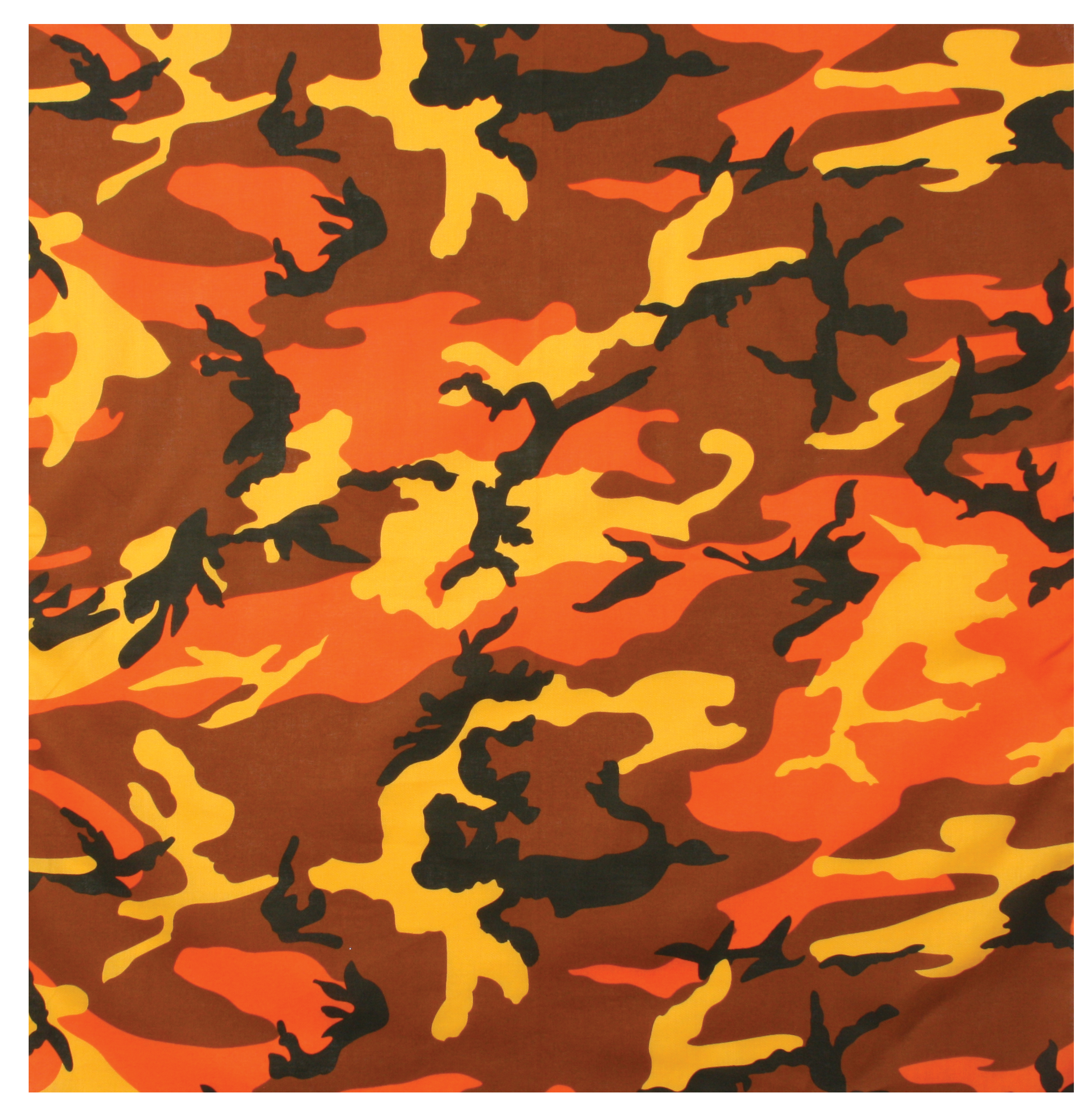 Rothco Rothco Colored Camo Bandana - Savage Orange Camo