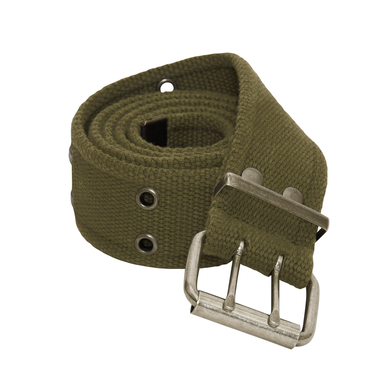 Rothco Rothco Vintage Double Prong Buckle Belt - Olive Drab, Medium