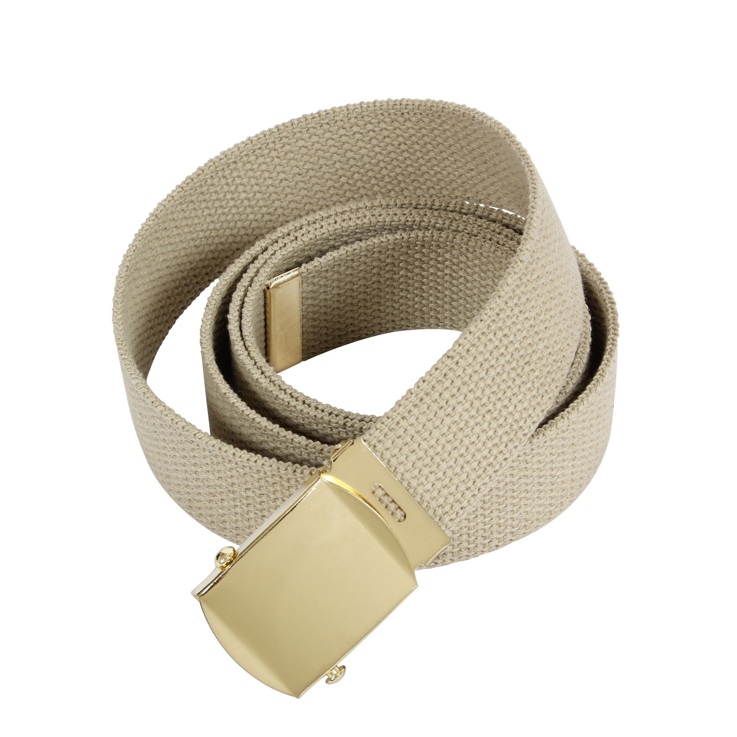 Rothco Rothco Web Belts - 44 Inches Long, Gold, Khaki