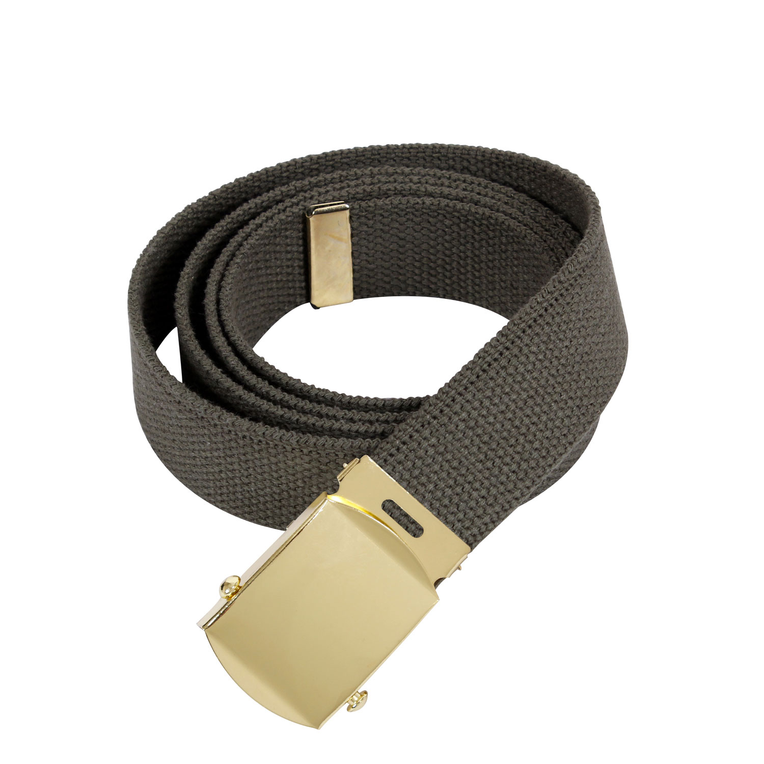 Rothco Rothco Web Belts - 44 Inches Long, Gold, Olive Drab