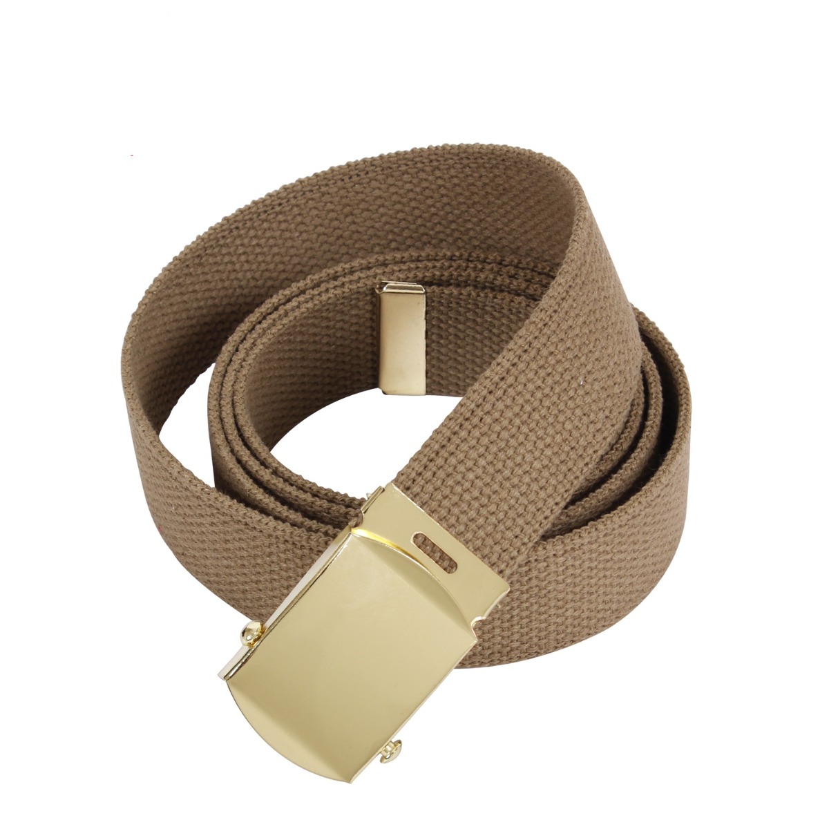 Rothco Rothco Web Belts - 54 Inches Long, Gold, Coyote Brown