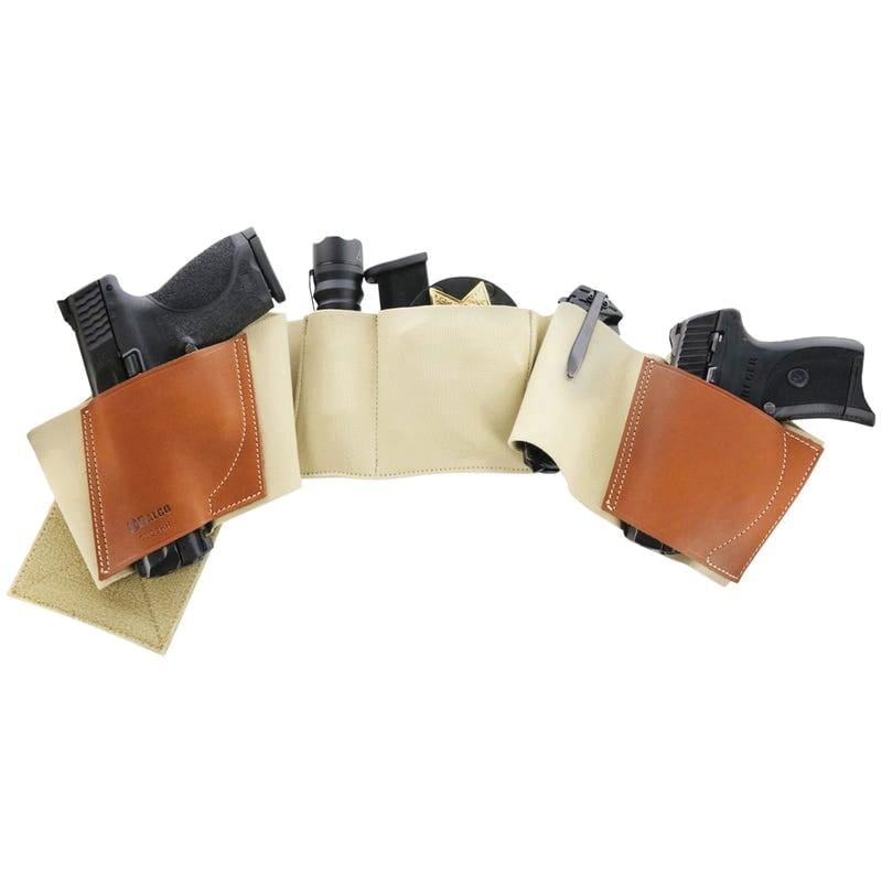 Galco Underwraps Elite Belly Band Kimber 1911 Belly Band Holster Ambidextrous Nylon, Khaki - Galco
