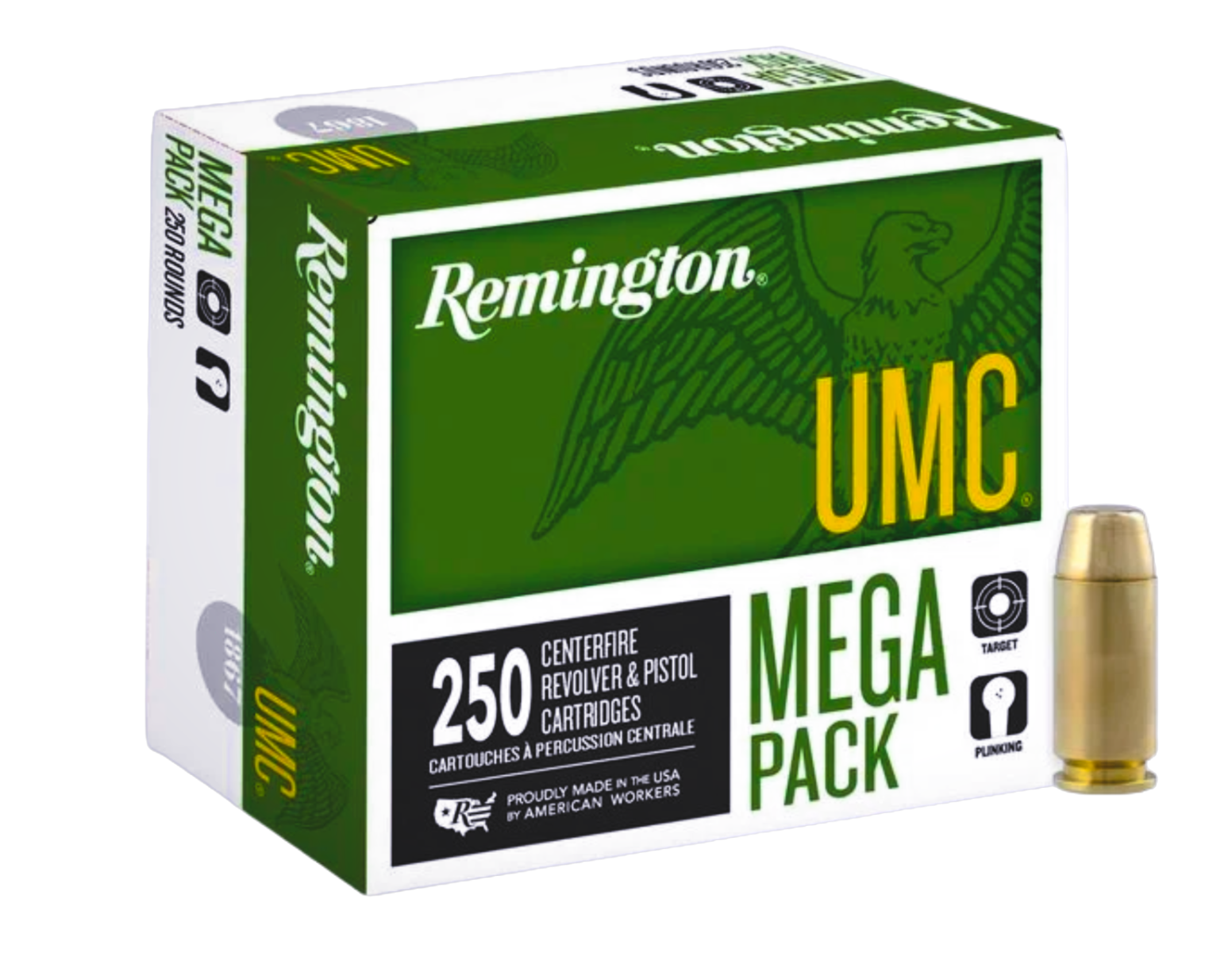 Remington UMC 40 S&W Ammo 180 Gr FMJ 250rd - 23779 - Remington