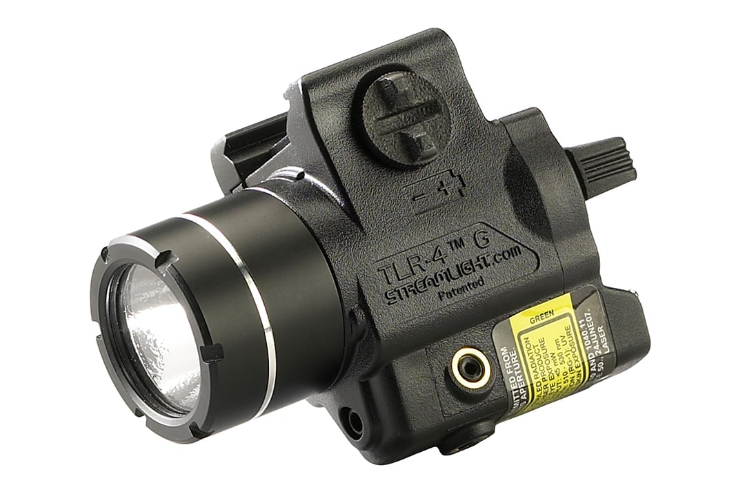Streamlight TLR-4G Weapon Light w/ Green Laser & Rail Mounting Key Kit, Black - 69425 - Streamlight