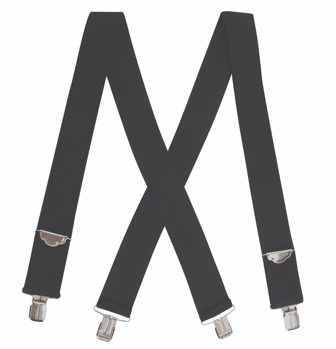 Rothco Rothco Adjustable Elastic X-Back Pant Suspenders - Black