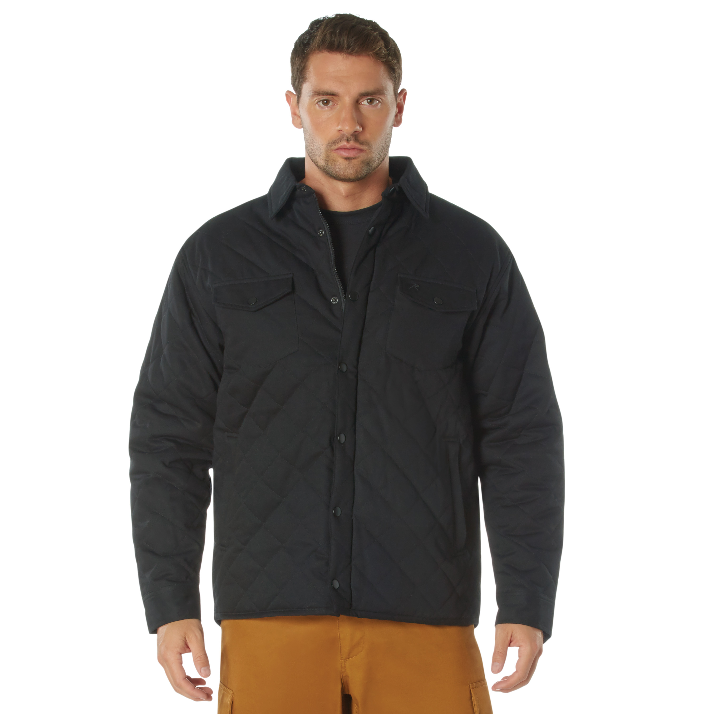 Rothco Rothco Diamond Quilted Cotton Jacket - Black, Small
