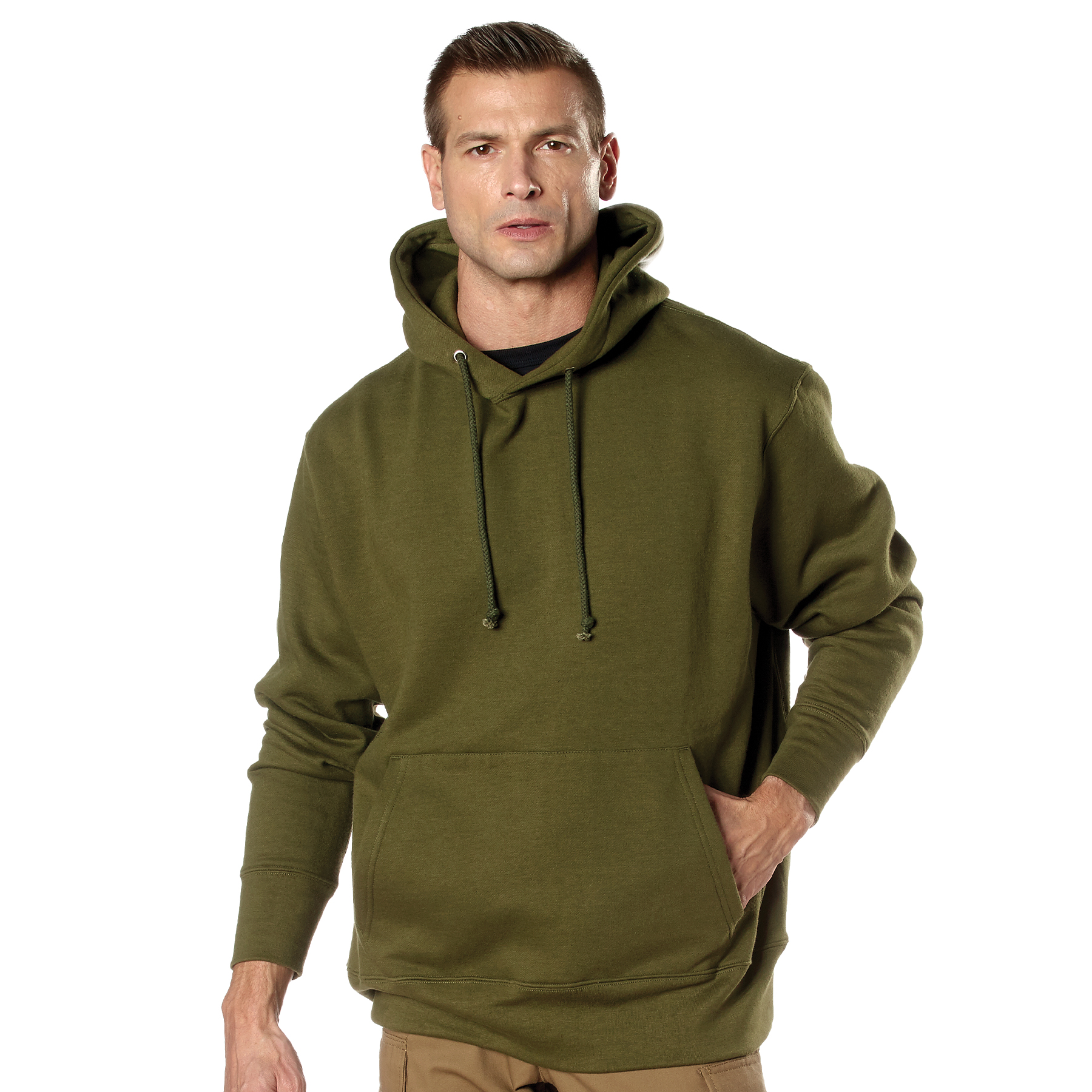 Rothco Rothco Every Day Pullover Hooded Sweatshirt - Olive Drab, X-Large
