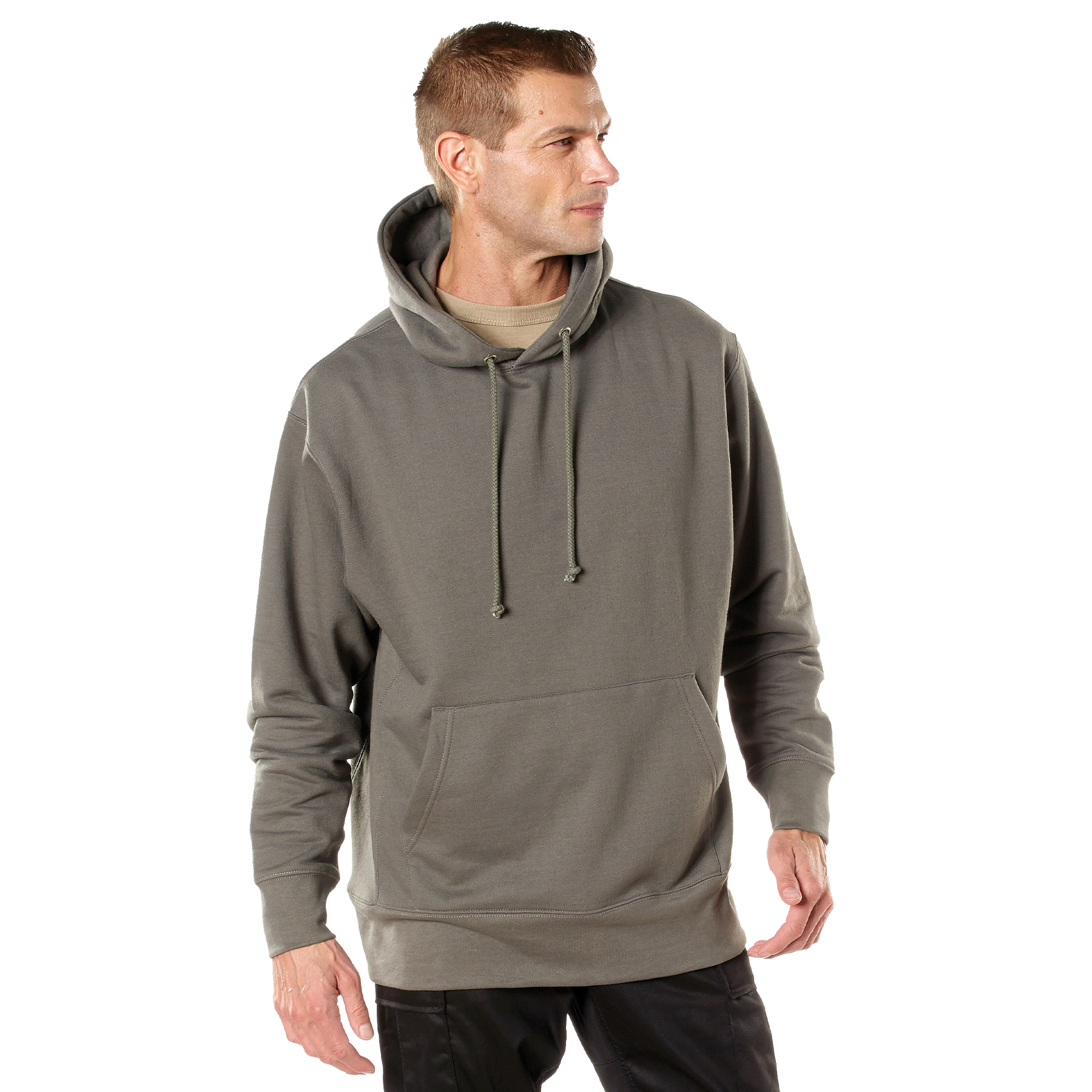 Rothco Rothco Every Day Pullover Hooded Sweatshirt - Gunmetal Grey, Large