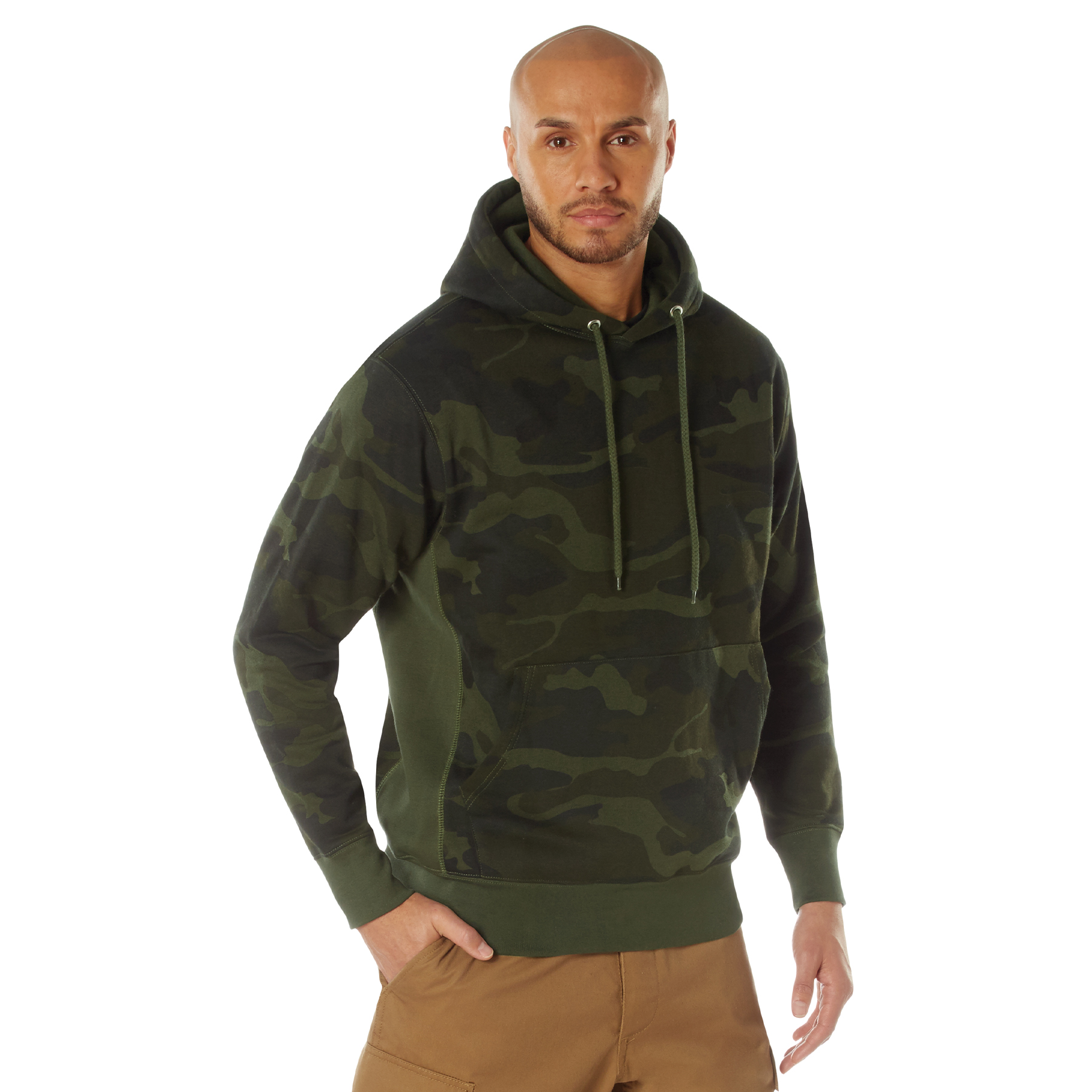 Rothco Rothco Midnight Camo Every Day Hoodie - Midnight Woodland Camo, Medium