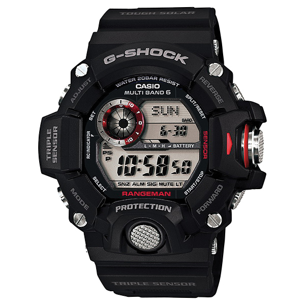Casio Master of G Land/Rangeman Digital Watch, Black - Casio