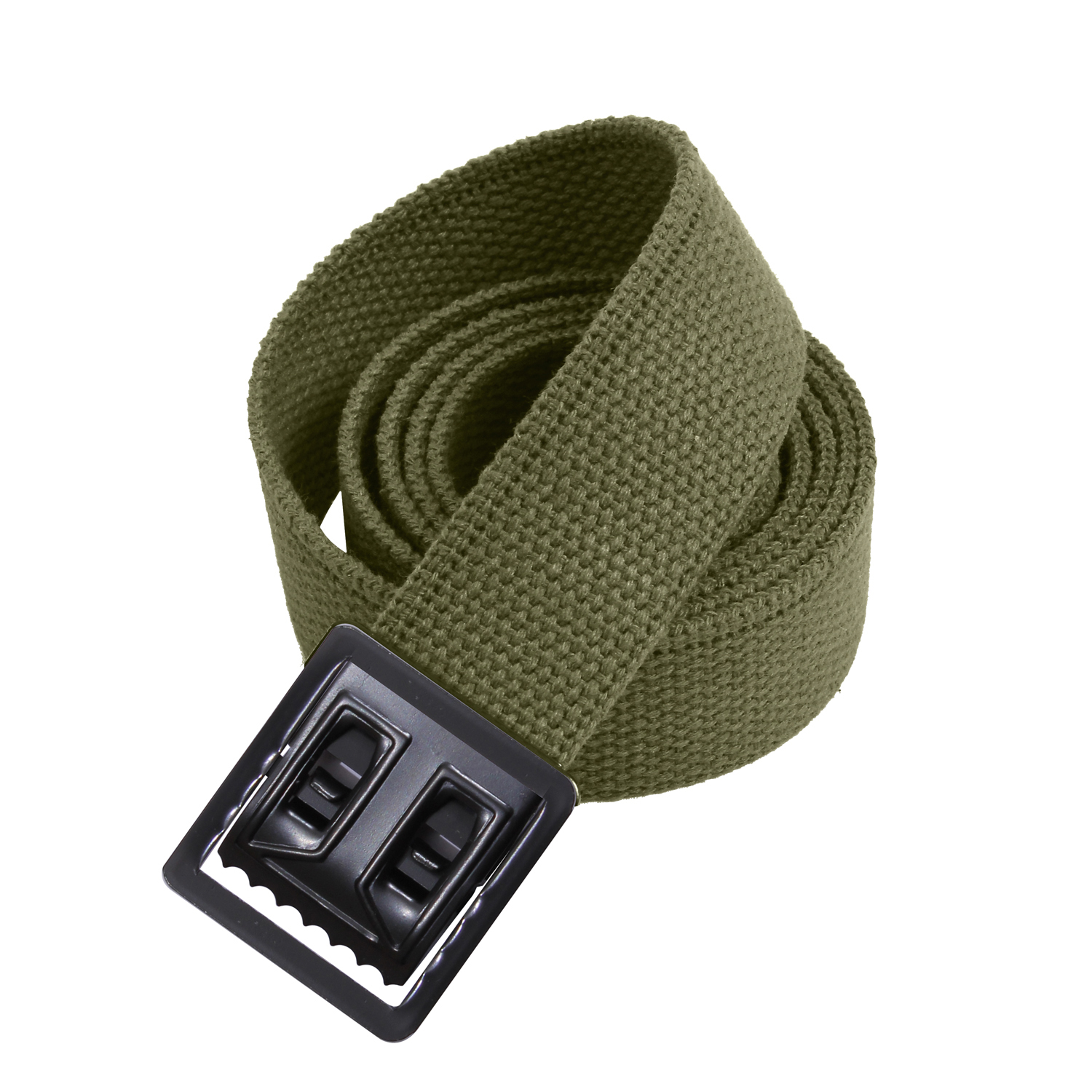 Rothco Rothco Military Web Belts With Open Face Buckle - Black, Olive Drab, 54 In