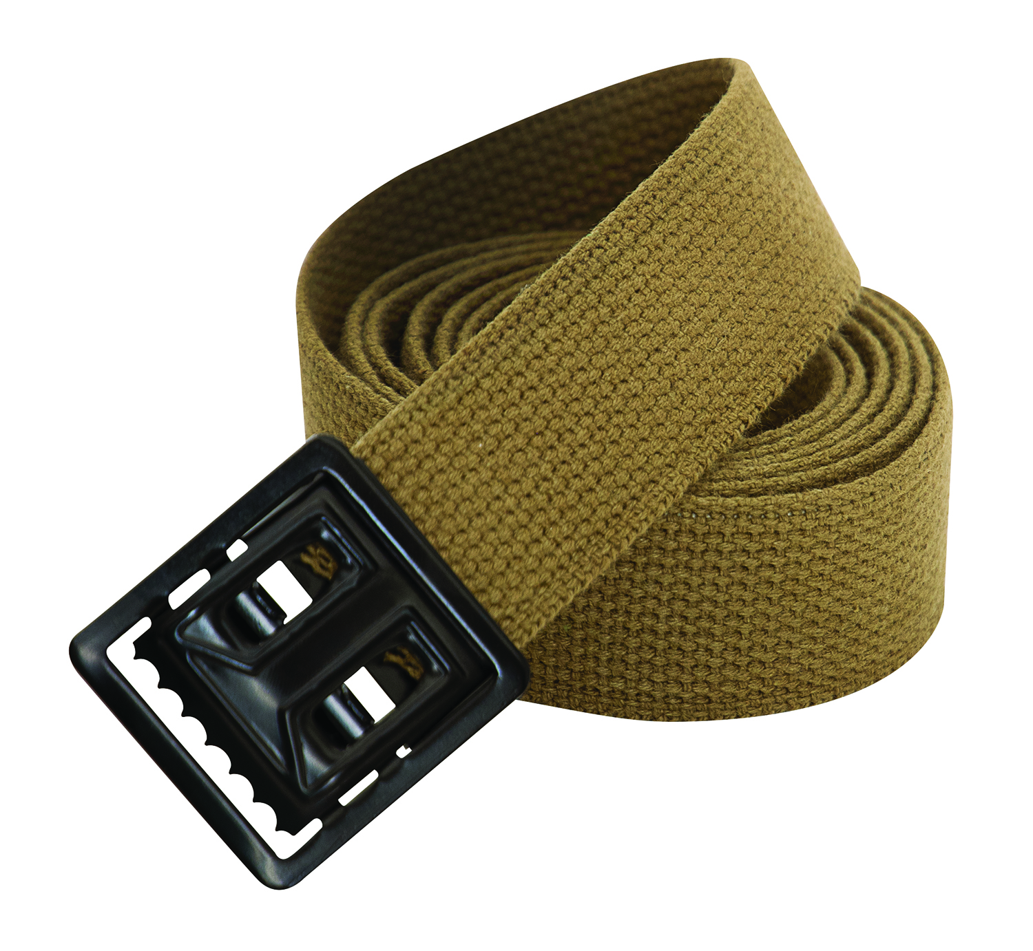 Rothco Rothco Military Web Belts With Open Face Buckle - Black, Coyote Brown, 54 In