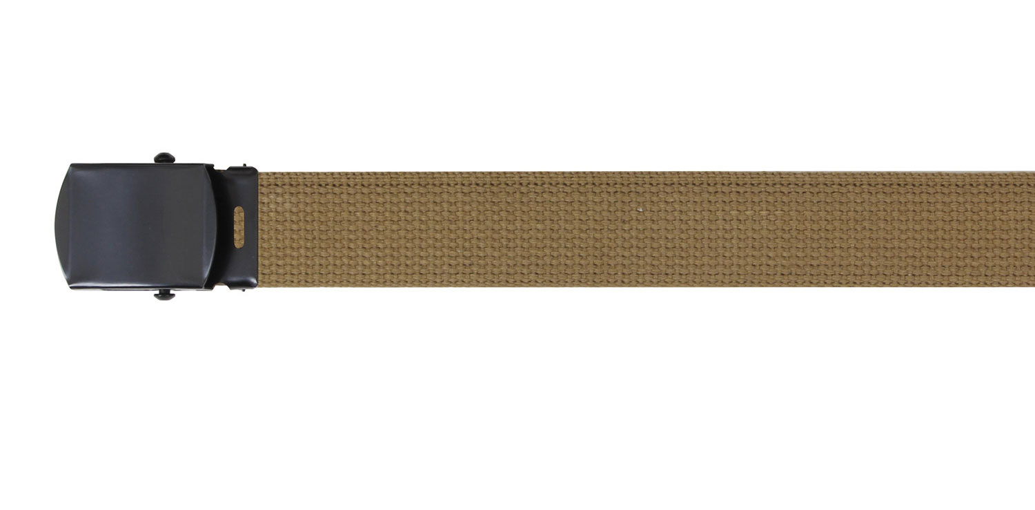 Rothco Rothco Web Belt With Buckle - Coyote Brown, 54 In