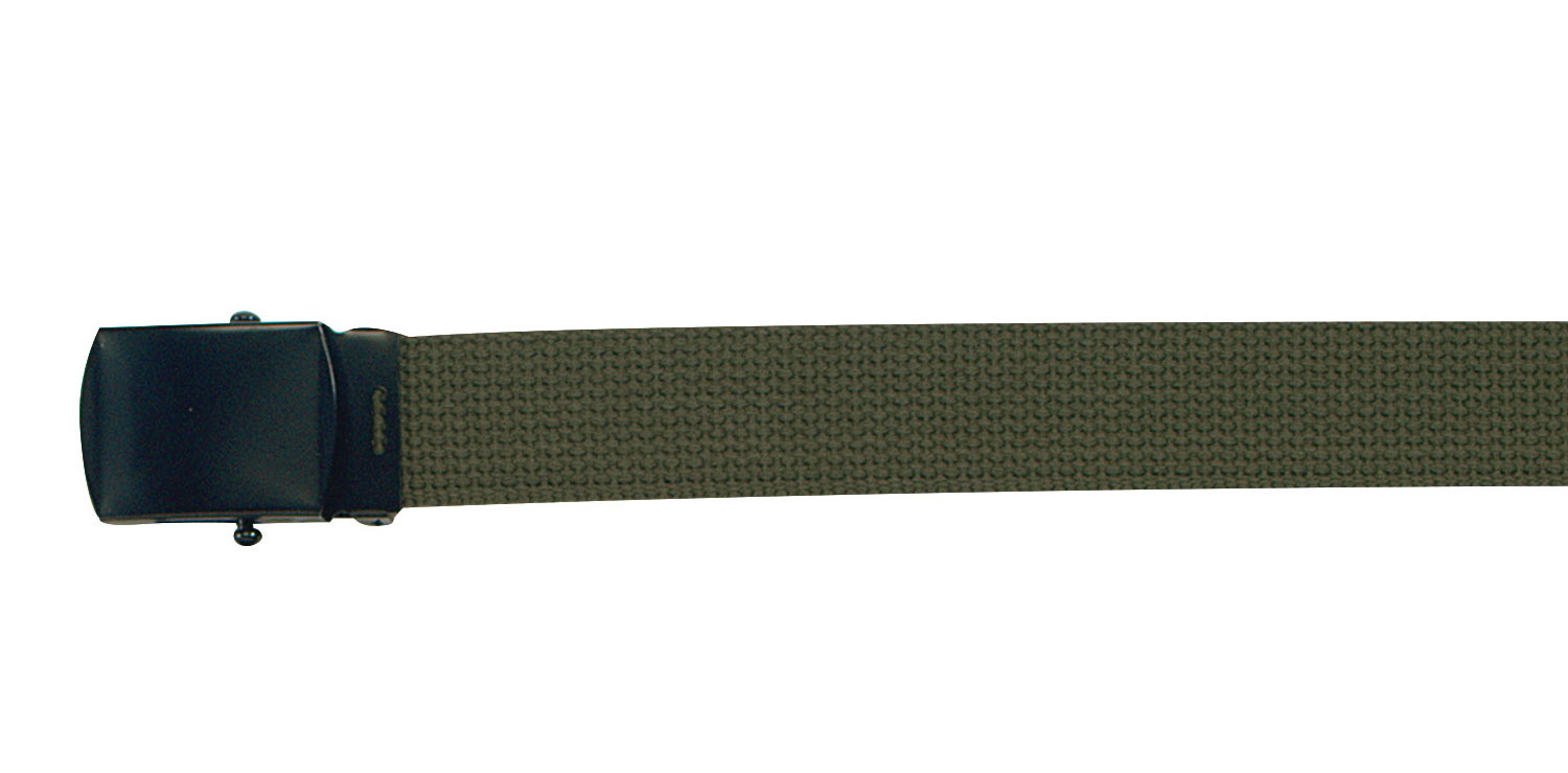 Rothco Rothco Web Belt With Buckle - Olive Drab, 44 In